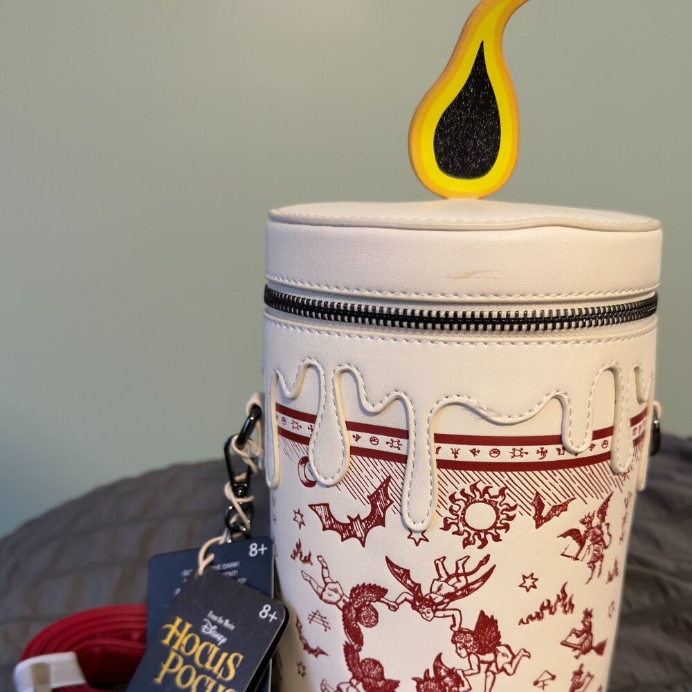 Disney Hocus Pocus Black Flame Candle Crossbody bag by Loungefly